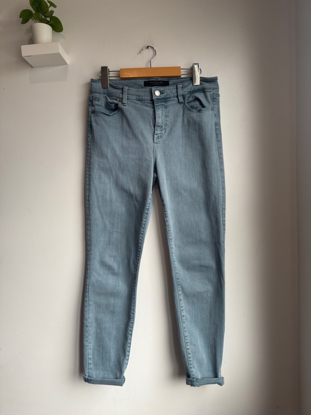 Liverpool The Ankle Skinny Blue Wash Jeans